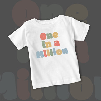 T-shirt Pour Bébé Un sur un million - T-shirt bébé | DP7Art