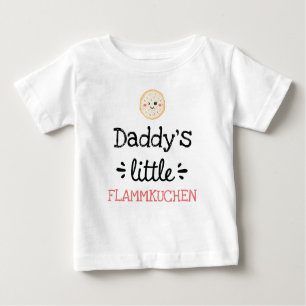 T-shirt Pour Bébé [Un texte quelconque] Petit Flammkuchen