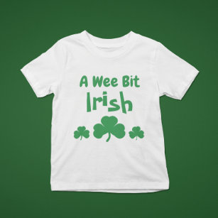 T-shirt Pour Bébé Un Weit Un Peu Irlandais