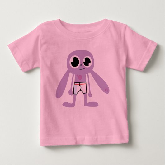 T-shirt Pour Bébé undie bunnie pj (Devant)