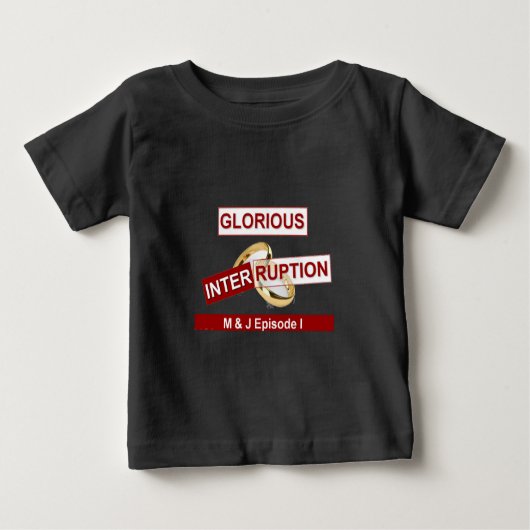 T-shirt Pour Bébé Une interruption glorieuse : un début doré (Devant)