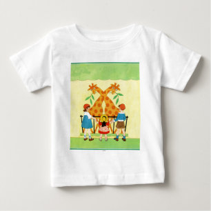 T-shirt Pour Bébé Une Journée Au Zoo