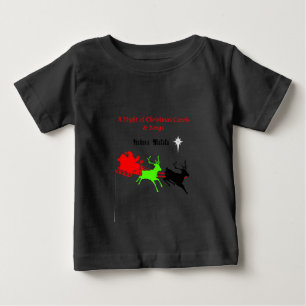T-shirt Pour Bébé Une nuit de chants et chants de Noël Hakunamatata