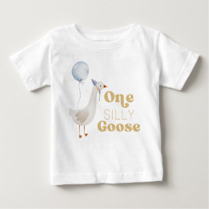 T-shirt Pour Bébé Une oie sotte 1er anniversaire