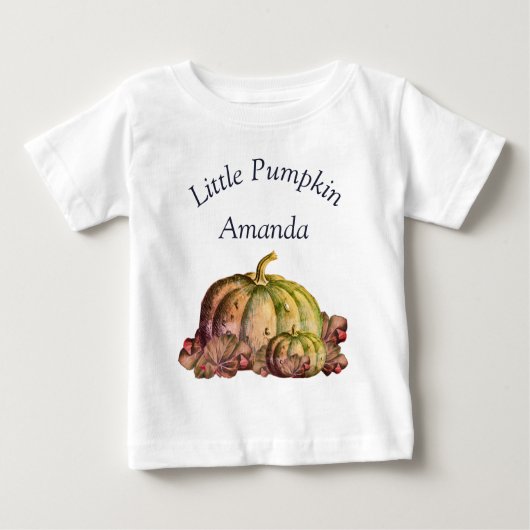 T-shirt Pour Bébé Une petite épice Citrouille est agréable (Devant)