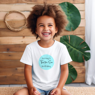 T-shirt Pour Bébé Une sirène afro-américaine deux fois l'anniversair