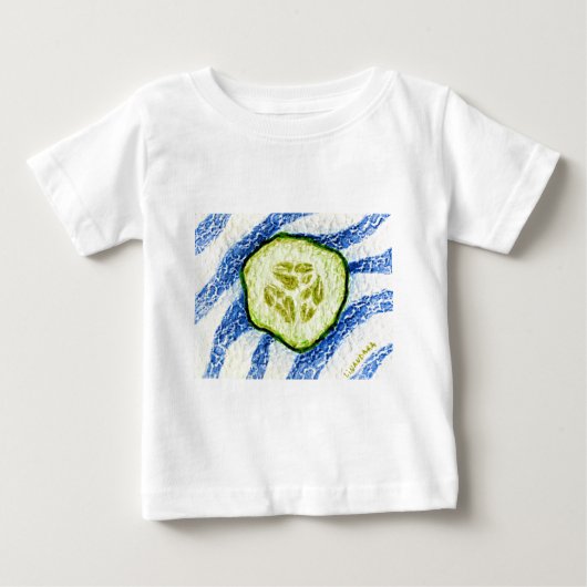 T-shirt Pour Bébé Une tranche d'été (Devant)