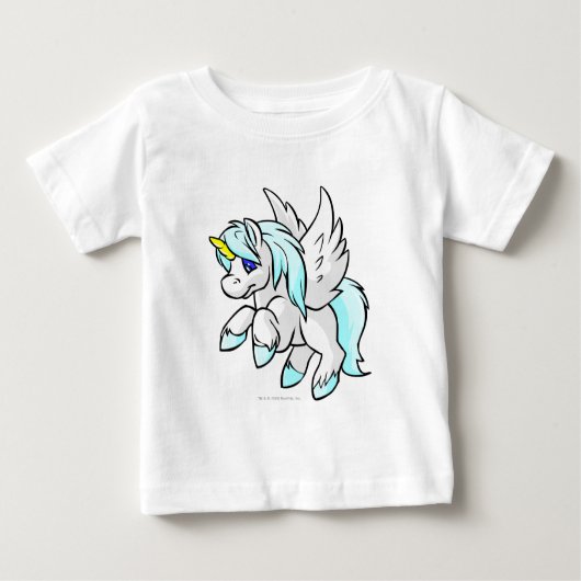 T-shirt Pour Bébé Uni blanc (Devant)