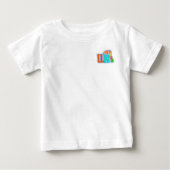 T-shirt Pour Bébé Uni-Kitty Tee (Devant)