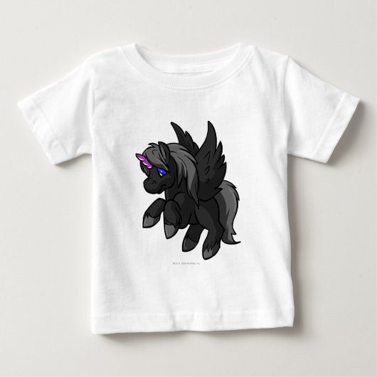 T-shirt Pour Bébé Uni ombre (Devant)