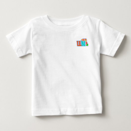 T-shirt Pour Bébé Uni-Pup Tee (Devant)