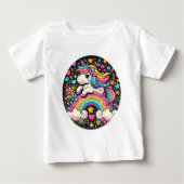 T-shirt Pour Bébé Unicorn (Devant)