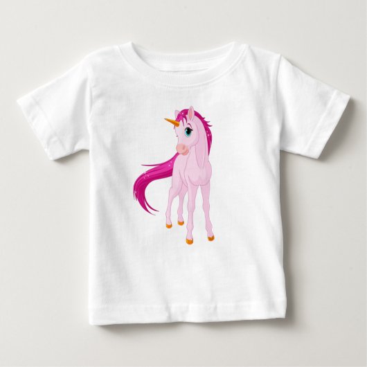 T-shirt Pour Bébé Unicorn Baby Tee (Devant)