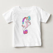 T-shirt Pour Bébé Unicorn with Water bubbles.PNG (Devant)