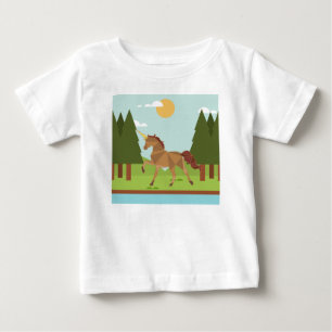 T-shirt Pour Bébé Unicorne