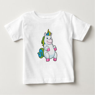T-shirt Pour Bébé Unicorne avec gros ventre