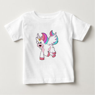 T-shirt Pour Bébé Unicorne avec Wing.PNG
