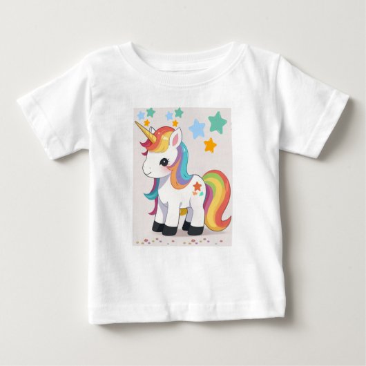 T-SHIRT POUR BÉBÉ UNICORNIO (Devant)