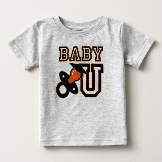 T-shirt Pour Bébé Université de bébé (Devant)