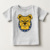 T-shirt Pour Bébé Université d'État NCA&T | Tête de Bulldog (Devant)
