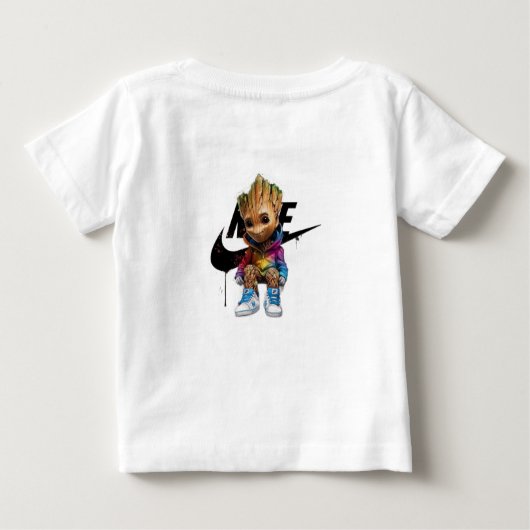 T-shirt Pour Bébé "Urban Groot Vibes | Street Style Fan Art Print (Dos)