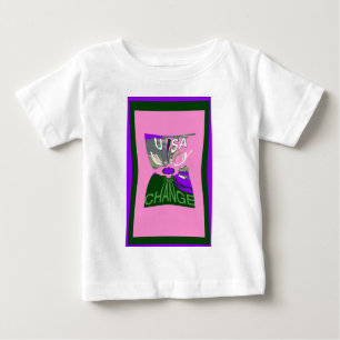 T-shirt Pour Bébé USA Millennial rose change vecteur Inspiration