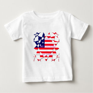 T-shirt Pour Bébé USA Star Spangled Love My Country of Love