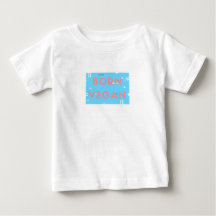 Usage végétalien de bébé ! Badine le T-shirt avec