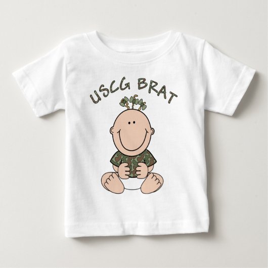 T-shirt Pour Bébé USCG Brat (fille) (Devant)