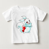 T-shirt Pour Bébé Usul White (Devant)