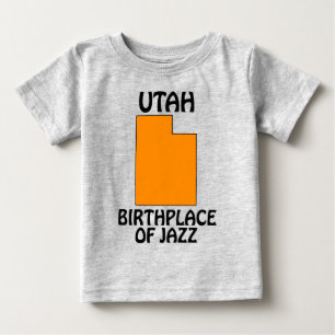 T-shirt Pour Bébé Utah - Lieu de naissance du jazz