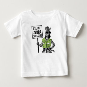 T-shirt Pour Bébé Utiliser Le Passage De Zèbre