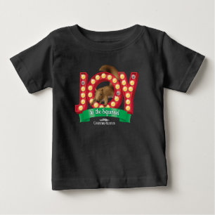 T-shirt Pour Bébé Vacances Noël   Joie à l'écureuil