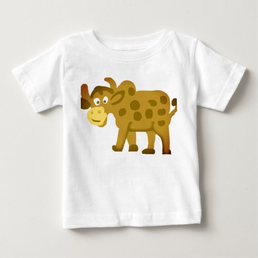 T-shirt Pour Bébé Vache (Devant)