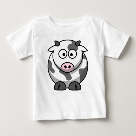 T-shirt Pour Bébé Vache (Devant)