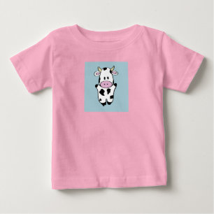 T-shirt Pour Bébé Vache