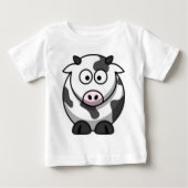 T-shirt Pour Bébé Vache (Devant)