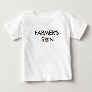 T-shirt Pour Bébé vache-bande dessinée, le S N de l'AGRICULTEUR