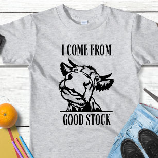 T-shirt Pour Bébé Vache Drôle Je Viens De Bon Stock