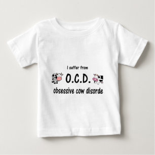 T-shirt Pour Bébé Vache OCD