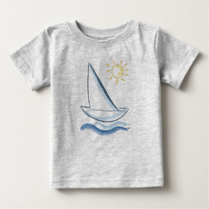 T-shirt Pour Bébé Vagues