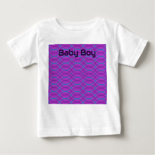 T-shirt Pour Bébé Vagues violettes