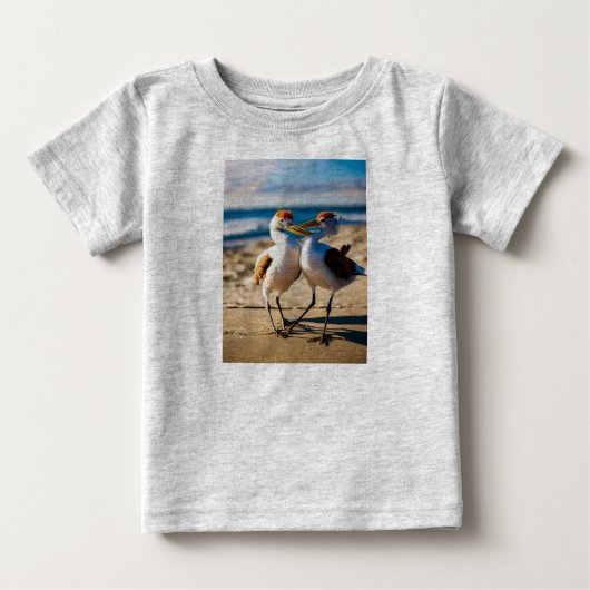 T-shirt Pour Bébé Valse par les vagues (Devant)
