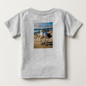 T-shirt Pour Bébé Valse par les vagues (Dos)