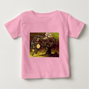 T-shirt Pour Bébé Van Gogh Vase Fleurit Fleurs Peinture Vintage