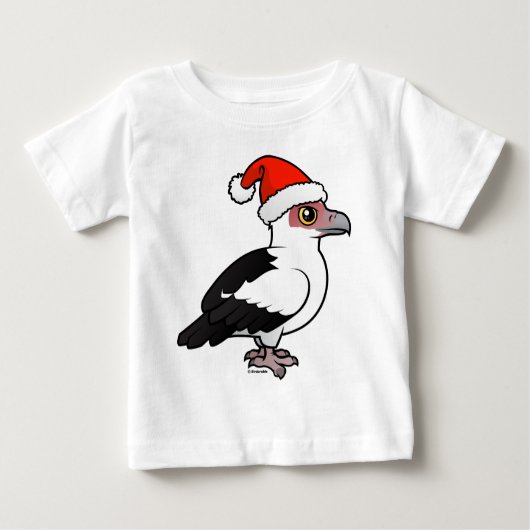 T-shirt Pour Bébé Vautour des palmiers Père Noël (Devant)