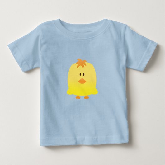 T-shirt Pour Bébé Vector Art mignon du poulet bébé (Devant)