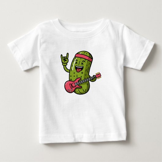 T-shirt Pour Bébé Vedette de la roche cornichon (Devant)