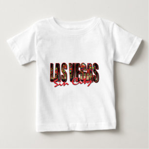 T-shirt Pour Bébé VEGAS WORD et Sin City