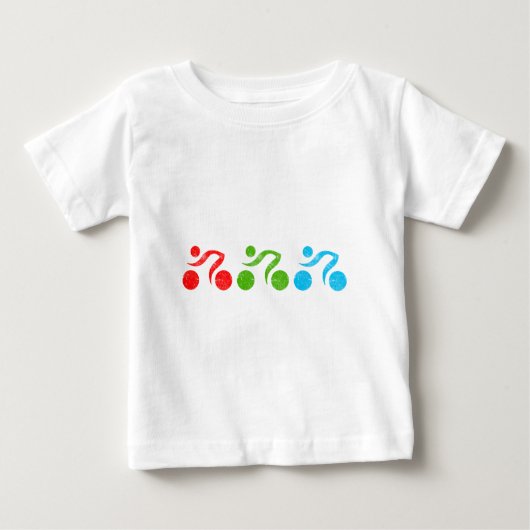 T-shirt Pour Bébé Vélo (Devant)